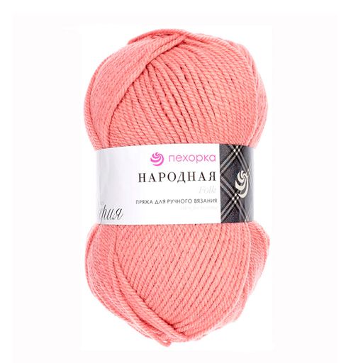 Пряжа Пехорская ПТ Народная Шерсть-30%, Акрил-70% 5 шт. х 100 г 220 м  13 м