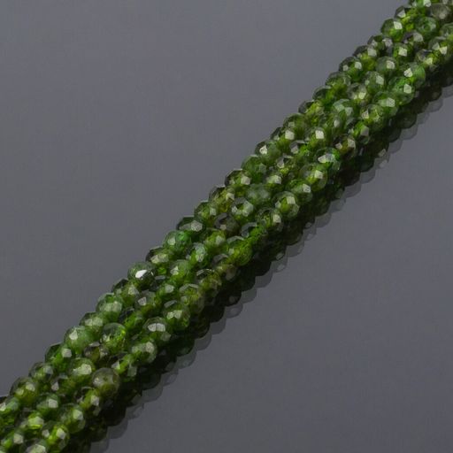 Бусины для украшений из Хромдиопсида огранка