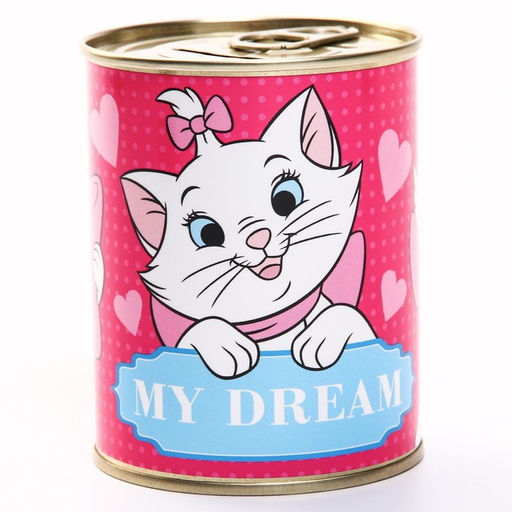 Цена за 2 шт. Копилка металлическая, 9.5 см × 7.5 см × 7.5 см «Мэри», Коты Аристократы