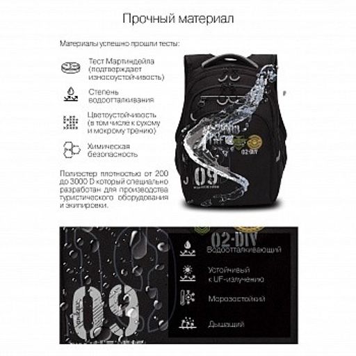 RB-050-21 Рюкзак школьный