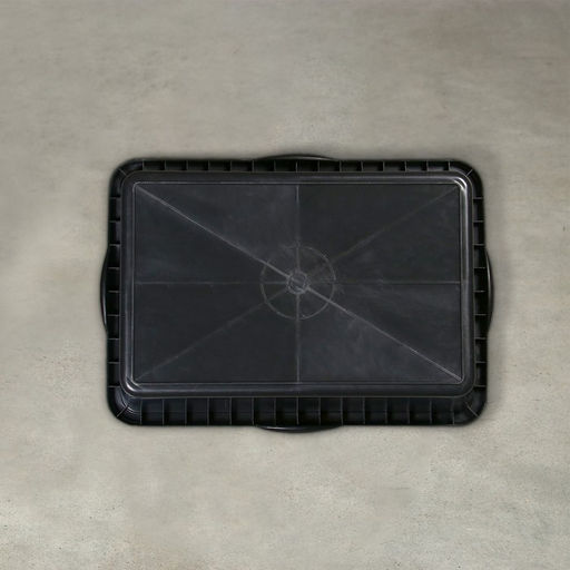 Таз строительный, 60-65 л, прямоугольный, пластик