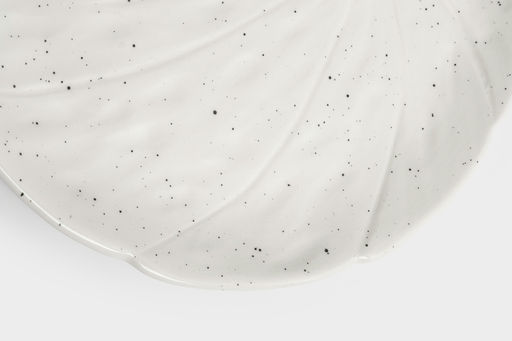 Блюдо, 22 см, керамика, белое, в крапинку, Тыква, Light pumpkin - Anna lafarg фото 4