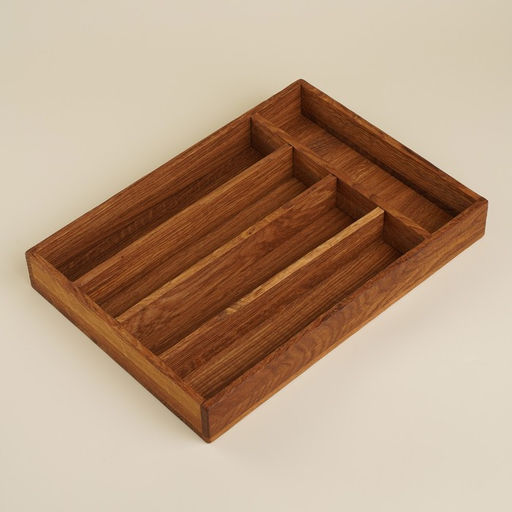 Лоток для столовых приборов SL Home, 34×25×5 см, дуб