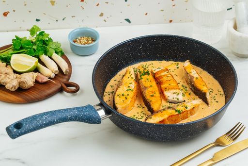 Сковорода Природные минералы линия Сибирь несъемная ручка, 26 см - Нева металл посуда фото 11