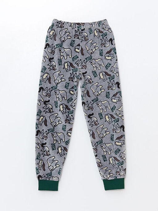 Beli Lastikli Kadife Erkek ?ocuk Pijama Alt - Waikiki фото 2