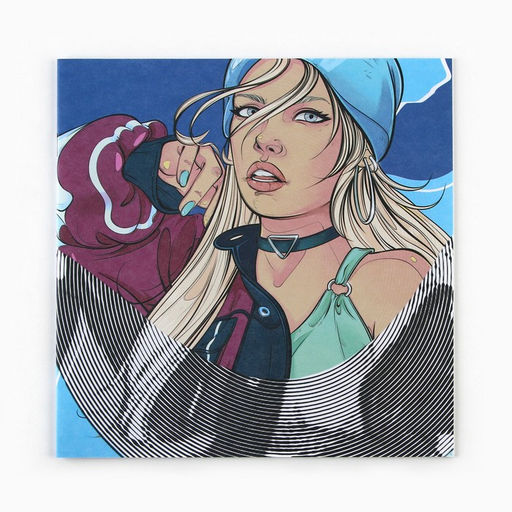Цена за 2 шт. Спиральная раскраска-антистресс «Женская энергия», 20×20 см
