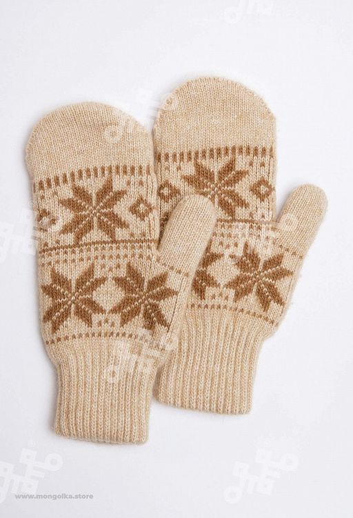 Шерстяные варежки (арт. 04116) - Тод оймс ххк фото 2