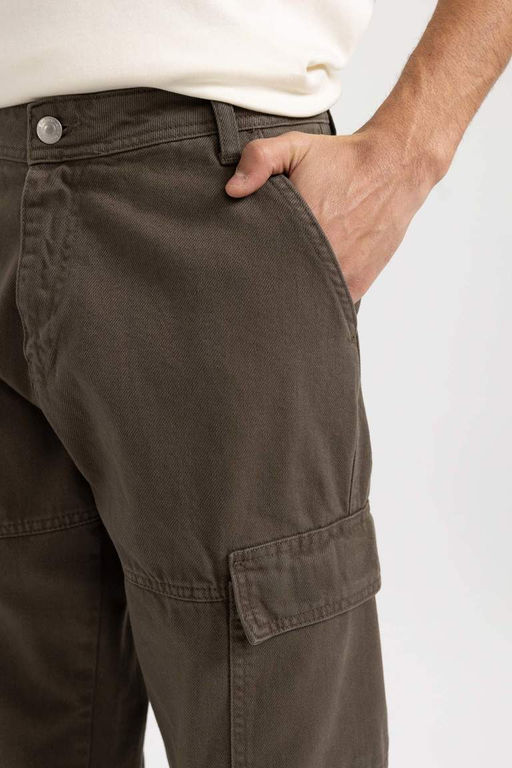 Джинсовые брюки широкого кроя с нормальной талией и широкими штанинами - Defacto фото 5