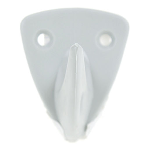 "Садовник" Крючок пластмассовый, 1 рожок, серый, ГОСТ Р 50962-96 (Россия)