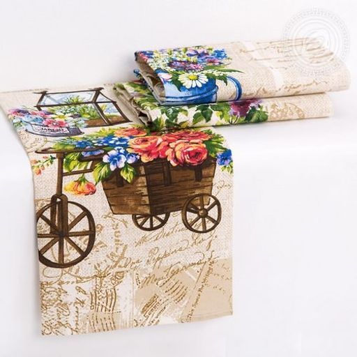 Полотенце 50*60 см. Встреча рогожка хлопок 100% - Лен поволжья фото 2