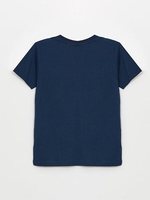 Bisiklet Yaka Minions Bask?l? K?sa Kollu Erkek ?ocuk ?ortlu Pijama Tak?m? - Waikiki фото 3