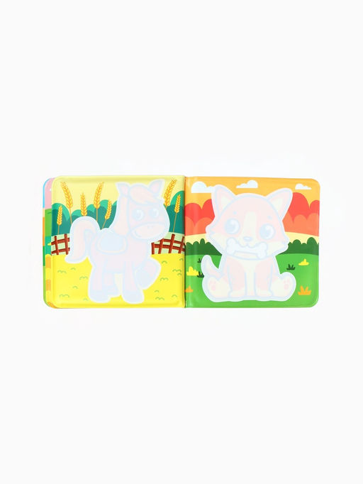 Набор книжек - игрушек для ванны Крошка Я «В зоопарке», водная раскраска, 3 шт., Крошка Я