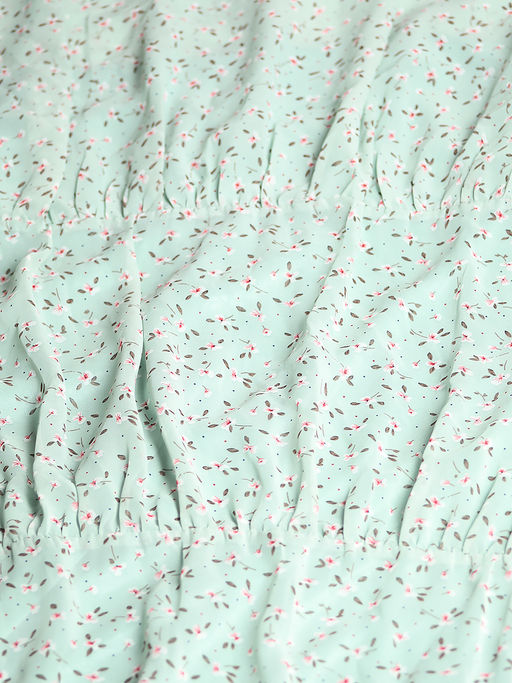 Юбка мятного цвета ярусная шифоновая - Almond фото 10