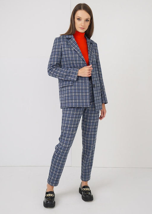 Брюки жен. т.сер/т.голуб 136340/118ввэ - Clever wear фото 3