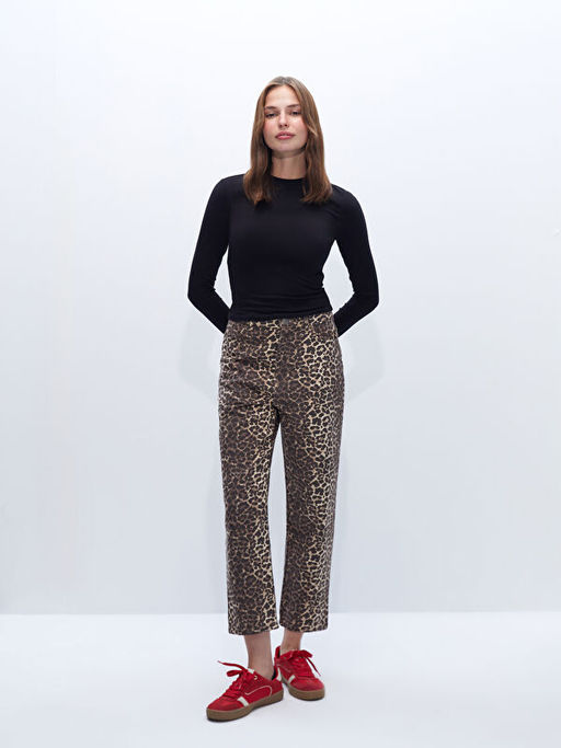 Dik Yaka D?z Uzun Kollu Kad?n Body