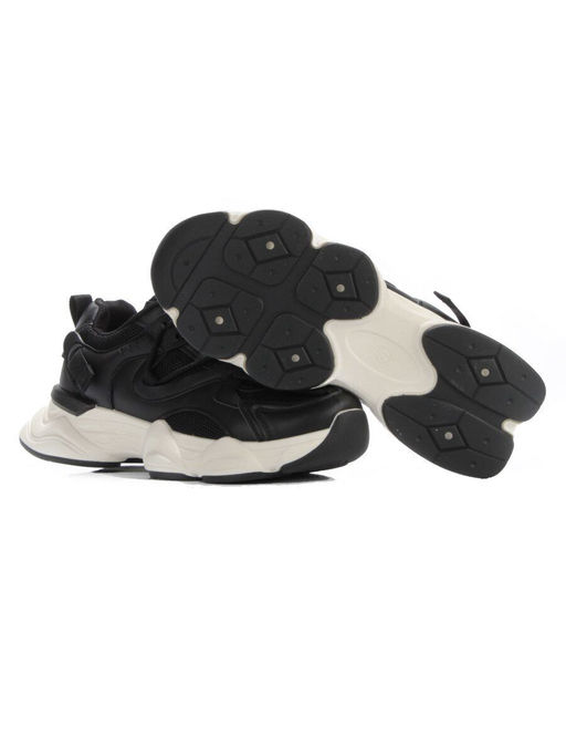 05-6035-1 BLACK Кроссовки женские (искусственные материалы) - No name фото 13