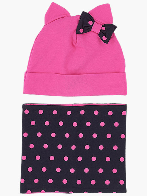 Комплект (шапка+снуд) UD 3031 роз/гол розы - Mini maxi фото 6