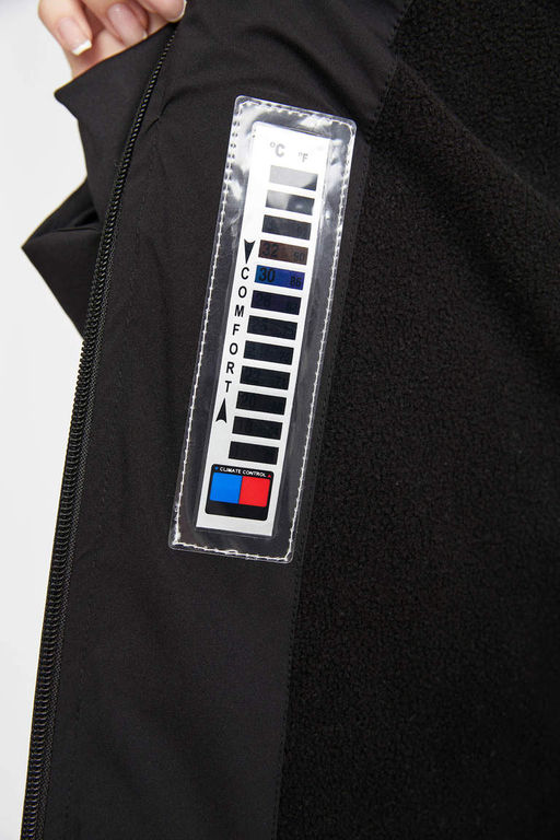 Длинный надувной спортивный жилет DeFactoFit с водоотталкивающим капюшоном и капюшоном  фото 6