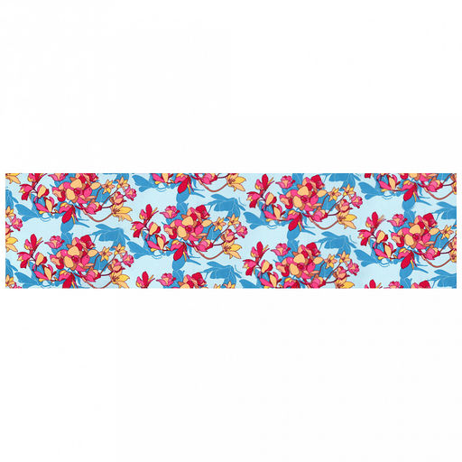 "Аромат магнолии" Скатерть-дорожка на стол рогожка 50х150см, 160г/м2, хлопок 100%, "Домашняя мода" (Россия)