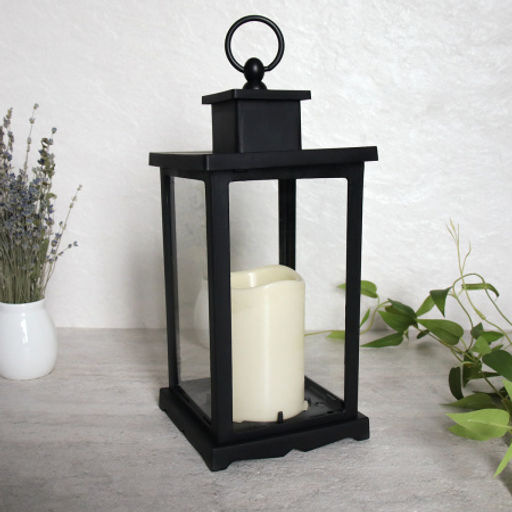 Светильник фонарь настольный 13x13x33 см / YR1101B /уп 24/черный - Галеонтрейд фото 2