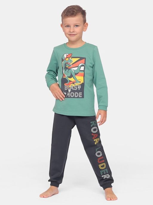CRB wear/CSKB 50079-35 Комплект для мальчика (джемпер, брюки),хаки/Ex.Cherubino