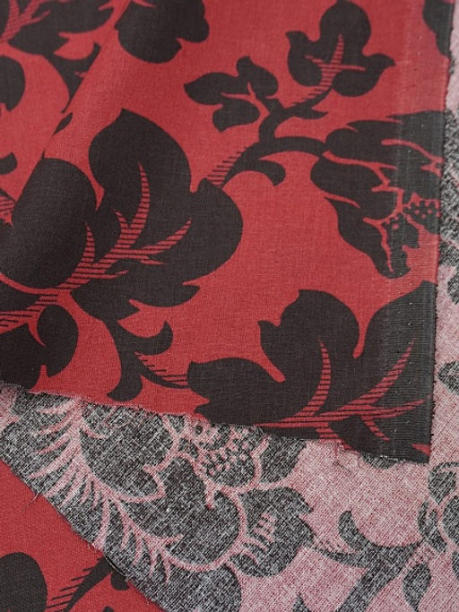 Перкаль Бажена цв.красный, ш.1.5м, хлопок-100%, 120гр/м.кв - Купава фото 5