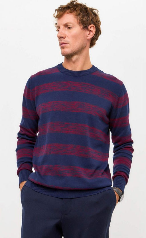 Джемпер P421-1560 d.blue-bordo - Primm фото 6