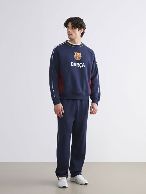 Barcelona Bask?l? Erkek Sweatshirt