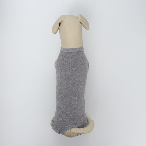 Костюм для животных светло-серый, XS (ДС 27, ОШ 23-27, ОГ 41-45) - Пушистое счастье фото 4