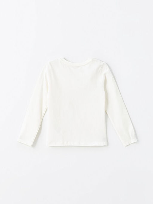 Bisiklet Yaka K?z ?ocuk Ti??rt - Waikiki фото 3