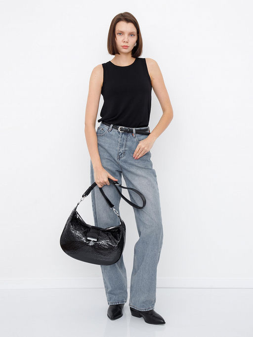 Сумка 51140S black Velina Fabbiano-Safenta