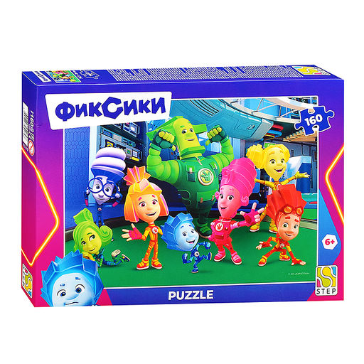 Пазлы 160 "Фиксики. Новый сезон" (Аэроплан)