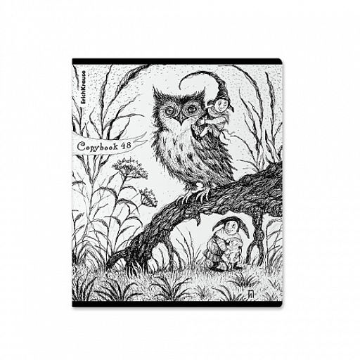 Цена за 5 шт. Тетрадь общая ученическая ErichKrause Монохромная история, 48 листов, клетка, твин-лак_MIX-PACK фото 4