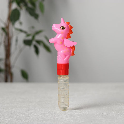 Цена за 24 шт. Мыльные пузыри Единорог, мини, МИКС, 50 мл - Funny toys фото 3