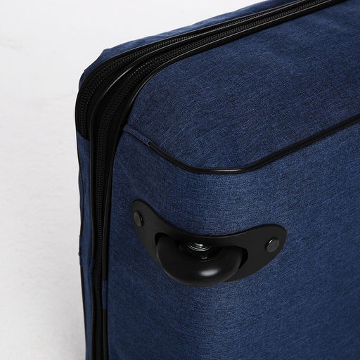 Чемодан на молнии, цвет синий - Simaland фото 7