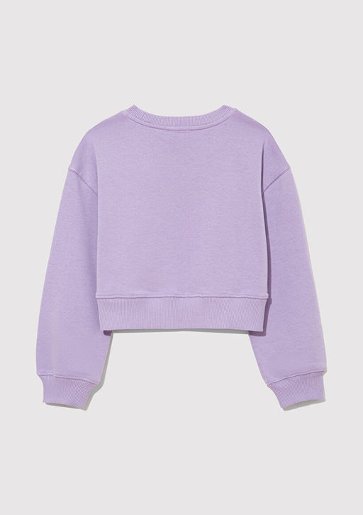 Mavi Logo Bask?l? Crop Mor Sweatshirt  фото 2