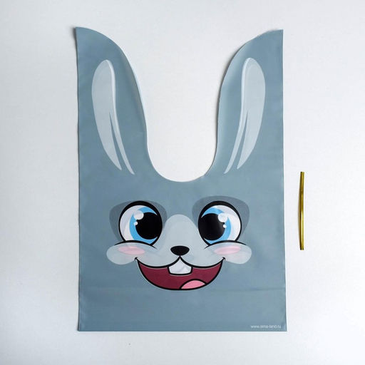 Цена за 20 шт. Мешок подарочный Зайчик, 21?16.5 см