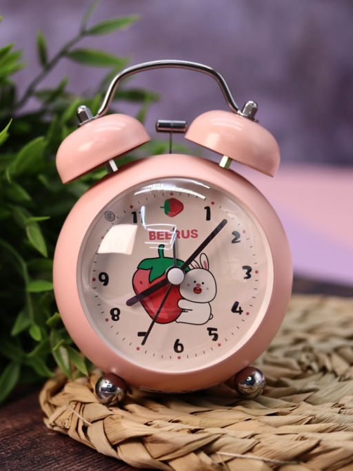 Часы-будильник Fruity Friends, pink (13,5х10 см)