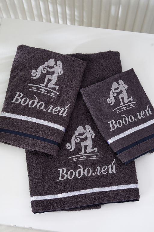 14418/10 Знаки зодиака полотенце махровое плотность 350гр