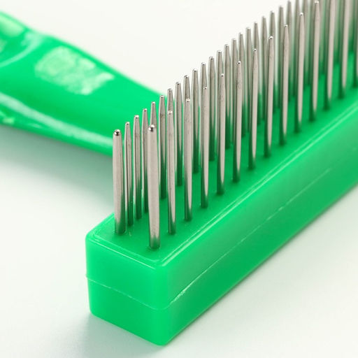 Расчёска-грабли Лапка, 15 х 8,8 см, зелёная - Пижон фото 4