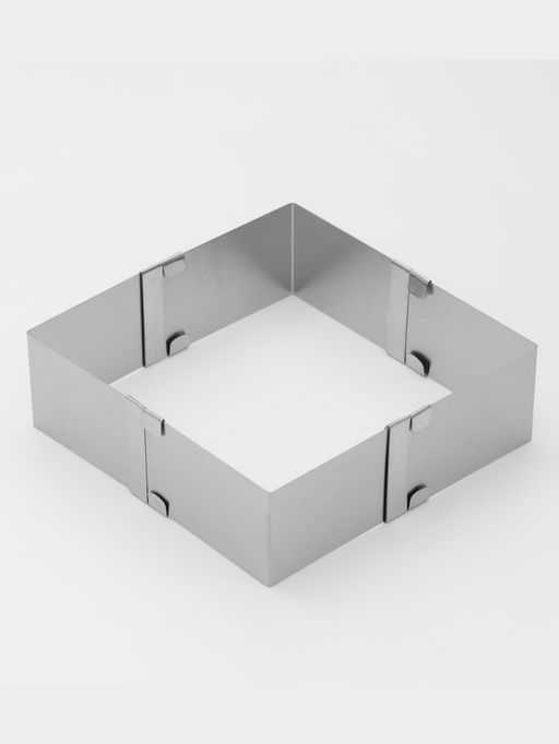 Форма для выкладки и выпечки с регулировкой размера, d=9.5-16 см, серебристая