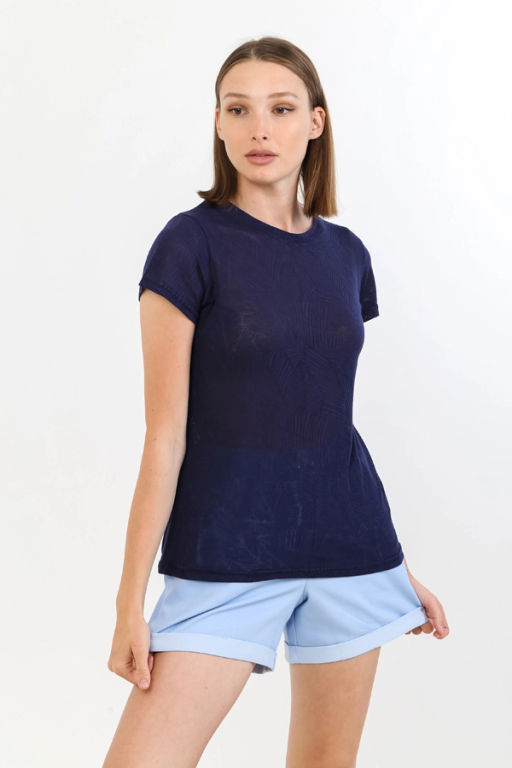 Футболка женская, цвет фиолетовый