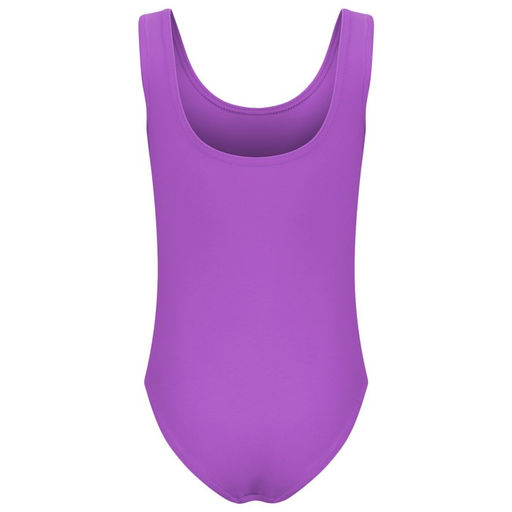 Купальник гимнастический Grace Dance, на широких бретелях, р. 38, цвет фиолетовый  фото 10