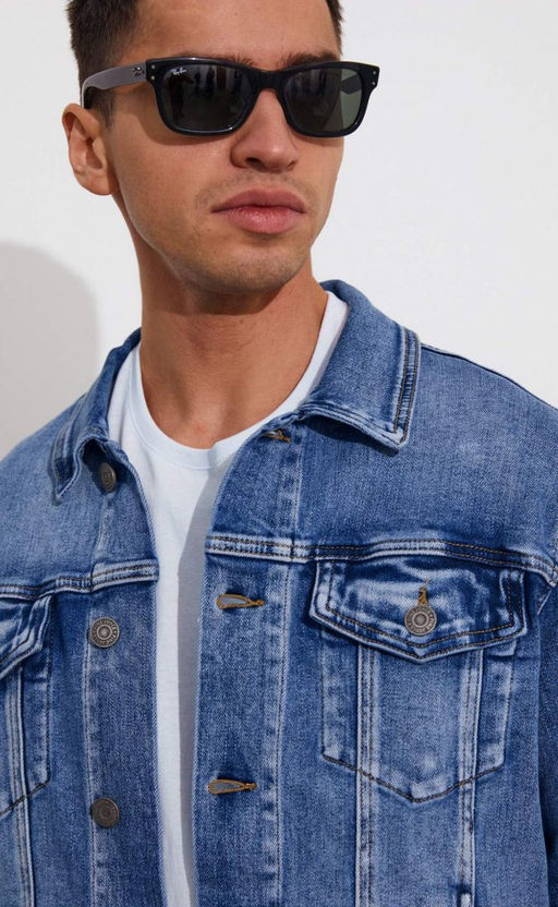 Куртка джинсовая мужская F311-1296 синяя