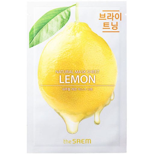 Маска тканевая с экстрактом лимона THE SAEM Natural Lemon Mask Sheet, 21ml