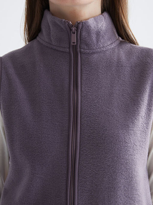 Dik Yaka Kad?n Polar Yelek