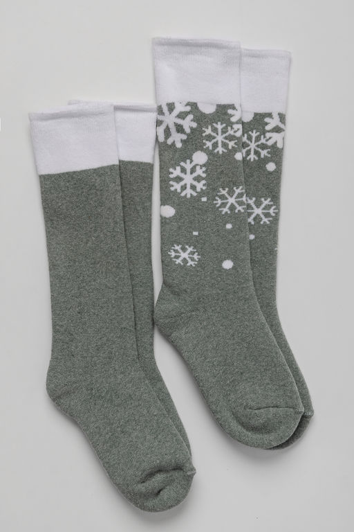 Цена за 6 пар. Гольфы Снежинка детские