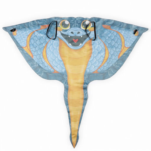 Карнавальный набор «Прикольная Змея», накидка, маска, синий