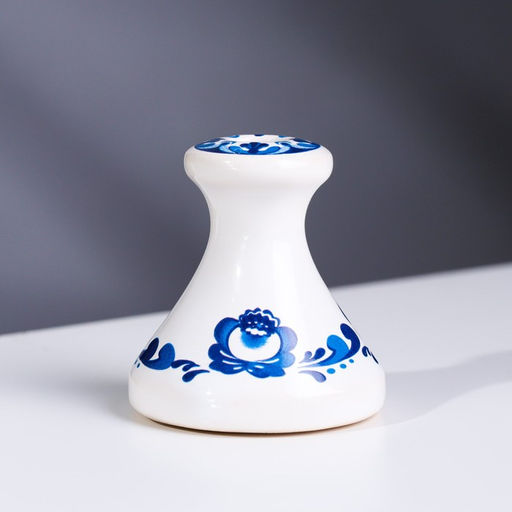 Цена за 2 шт. Подсвечник конус Гжель, керамика - Simaland фото 2