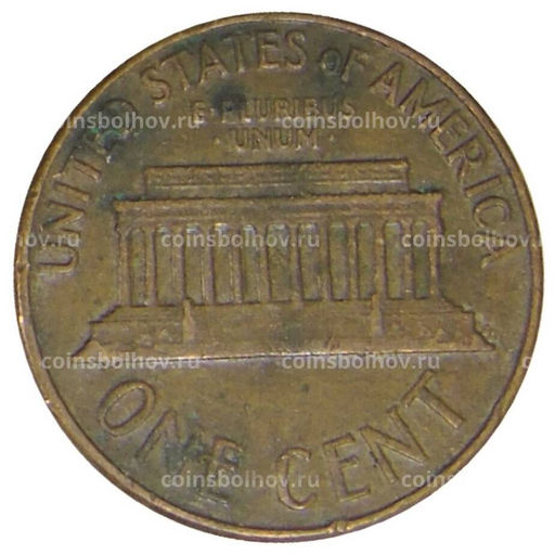 Монета 1 цент 1964 года D США